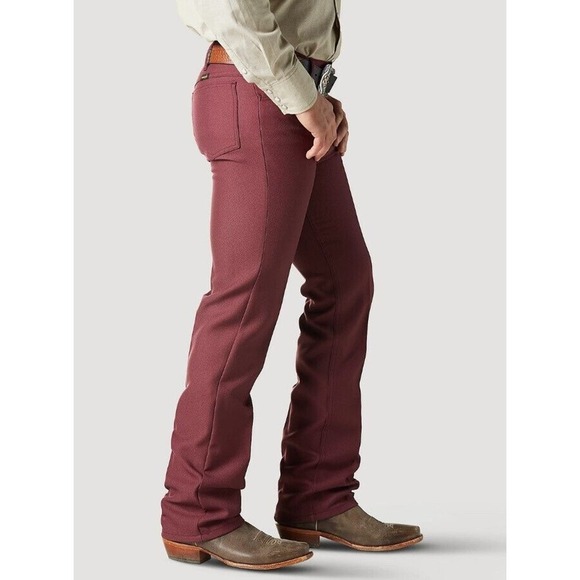 Wrangler Men's dress pants - maroon - Picture 2 of 8
